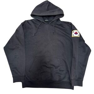 Rare Mens Seoul x Toronto Black Graphic Hoodie Size M